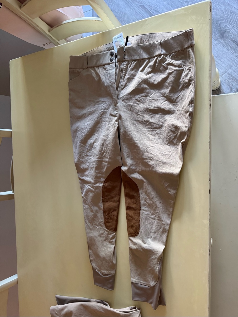 Elation (Chelsea) Woman’s Tan Riding pants size 34w-36w x2 pairs
